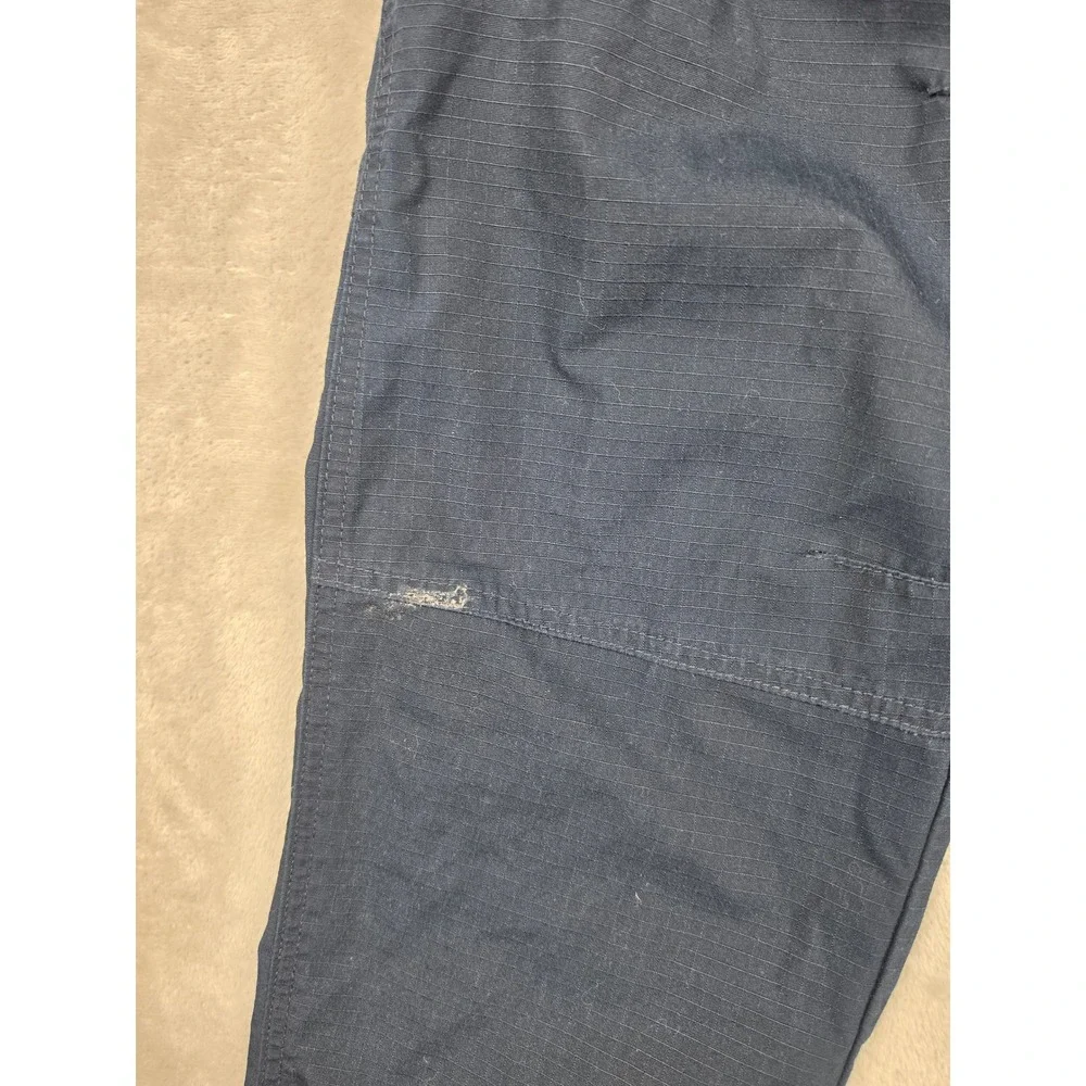 CQR Tactical Cargo Pants Mens 32x32 Navy Blue Ripstop TLP110 Work Hiking *Read